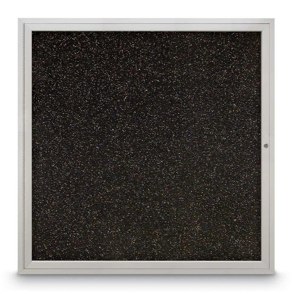 Sliding Door Indoor Enclosed Corkboard, 7